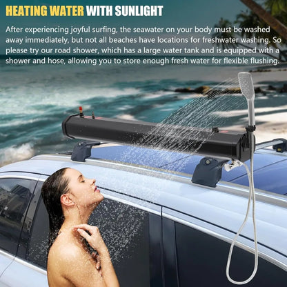 Pressurized  Shower - 5L Water Tank  Outdoor Hiking,