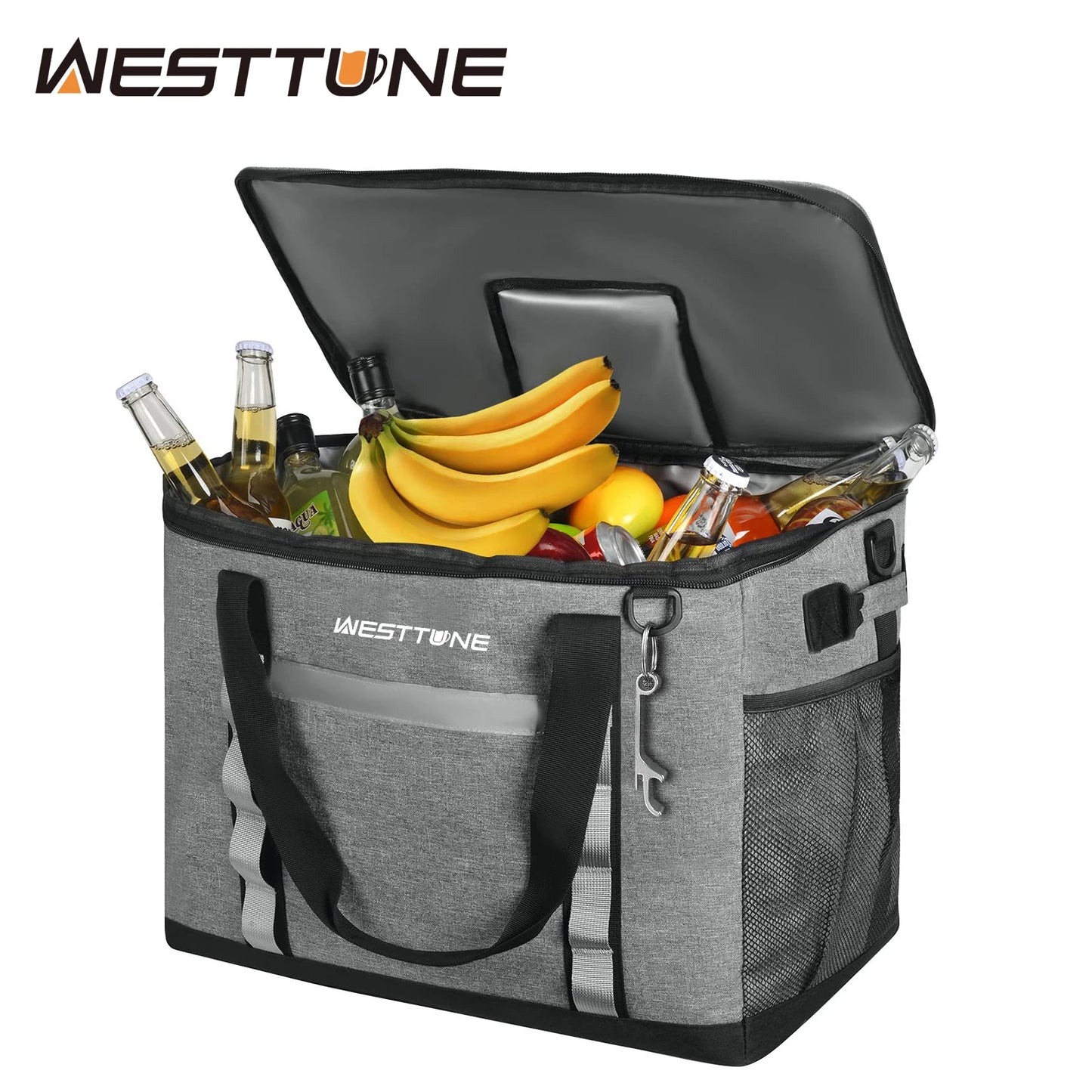 75 Cans  Cooler Bag Collapsible Cooler Ice Chest Large Leakproof Camping Cooler