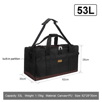 New Outdoor Hiking Backpack 120L   Picnic Accessories Organizer Storage Multifunctional Handbag