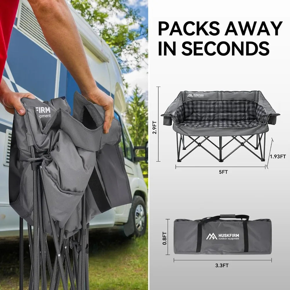 Double Camping Chair for 2 Person