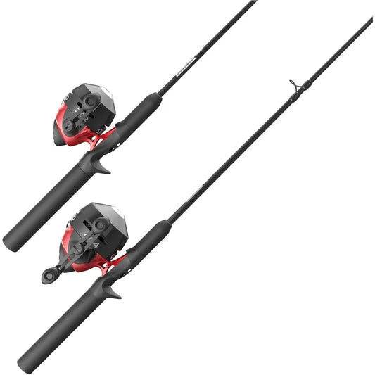Zebco 202 & 404 Spincast Reels and Fishing Rod Combos (2-Pack)