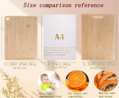 Outdoor Camping Bamboo Chopping Board