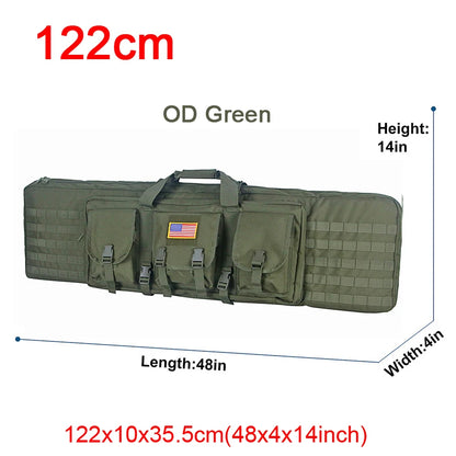 32 38 42 48 inch   Double Rifle Case Airsoft Gun Case Backpack Hunting