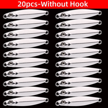 Metal Jig Fishing Lure Shore Cast Hook Swimbait Artificial Bait