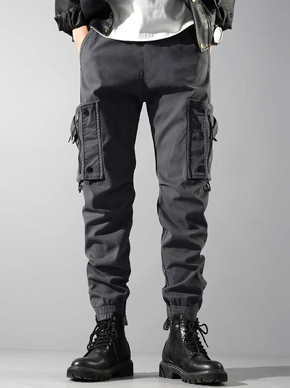 New Casual Pant Cargo Trousers Streetwear Wide Leg Sweatpant High Street Trendy Loose Versatile Straight Casual Pants