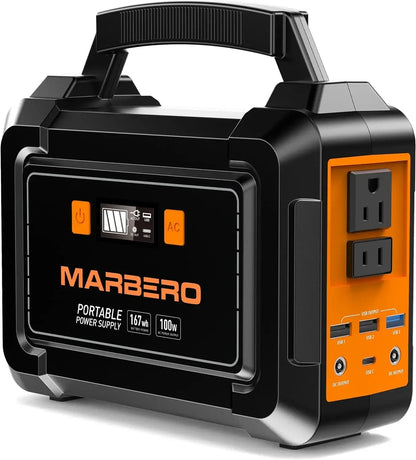 Camping Battery Power Supply with 110V AC Outlet 2 DC Ports