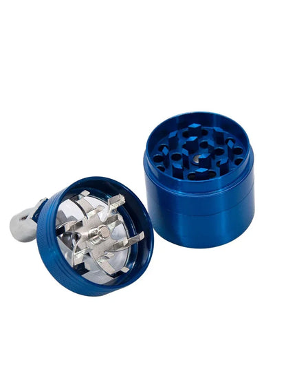 JUSTINLAU 4-layer Tobacco Grinder 40mm Manual Metal Zinc Alloy Herb Mill Spice Crusher Smoke Grinder Crusher Hand Crank Miller