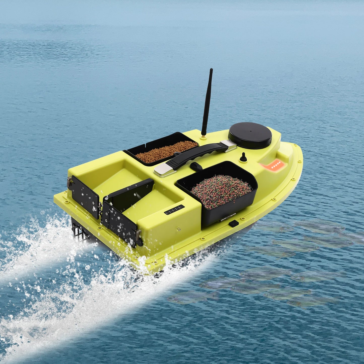 Battery LED Screen Fishing Bait Boat  Slot Fishing Bait Boat Set