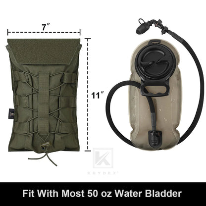 1.5L Water Bladder Bag Pack Outdoor Hiking Accessories