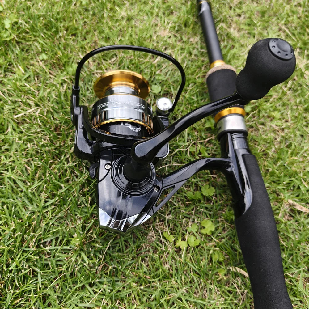 Spinning Fishing Reel 1000-7000 Series Ultralight Super Powerful Metal Spool Eva Handle Spinning Reels Saltwater
