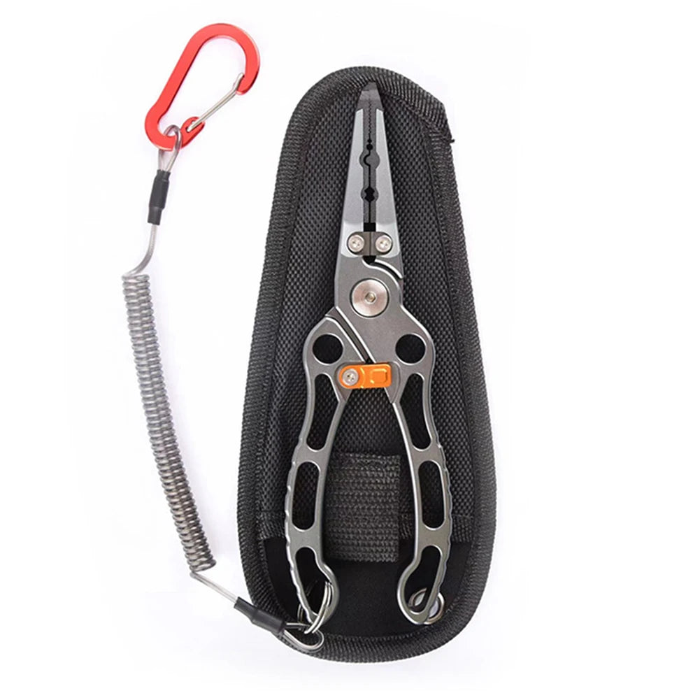 Titanium Alloy Fish Nose Pliers Convenient Lure Tongs Fish Clip Multifunctional Portable  Lightweight