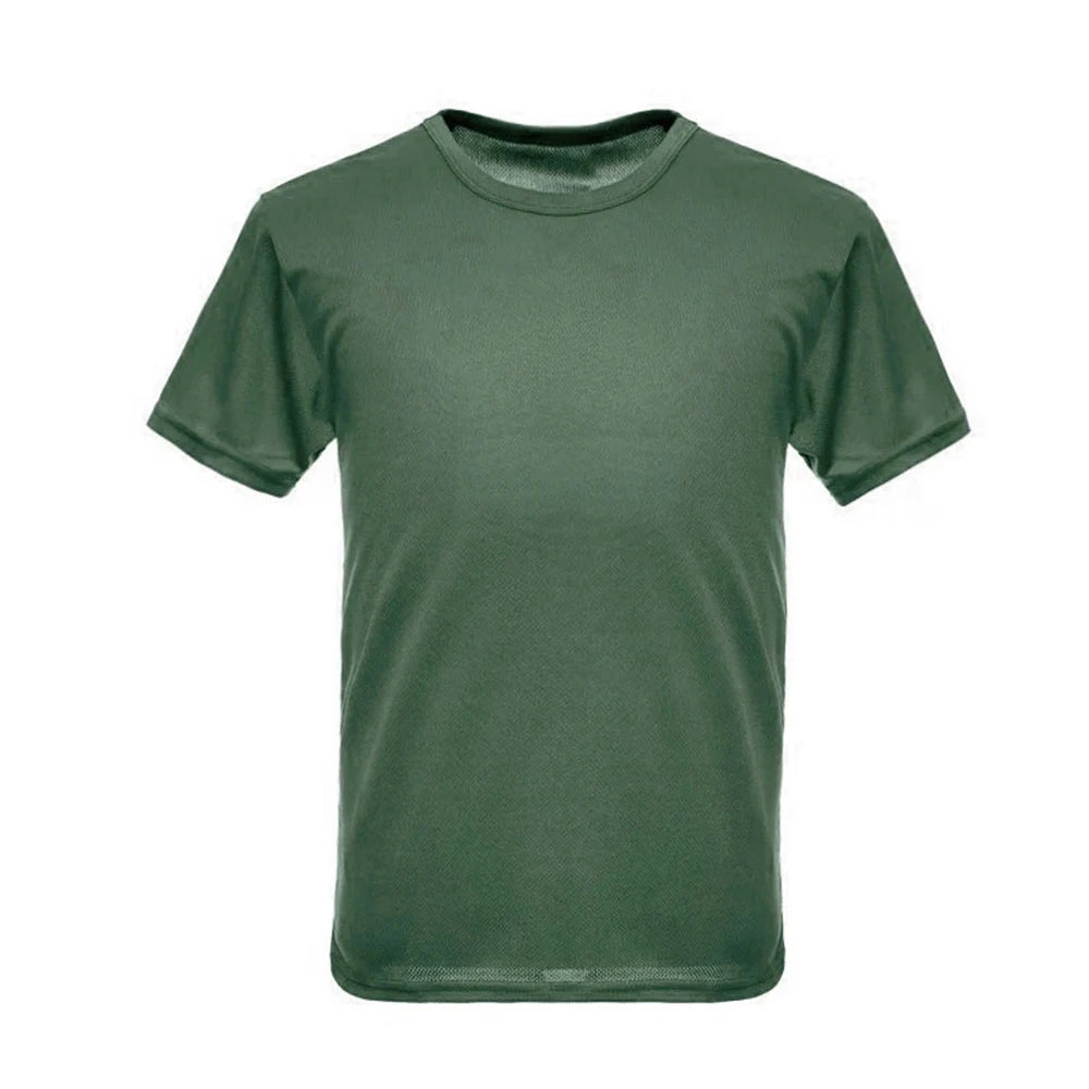 Casual O Neck Short Sleeve Summer Street Oversized Men Outdoor Sport T Shirts