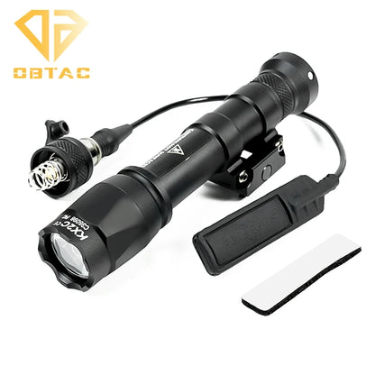 Metal Flashlight Strobe Scout Light Hunting Weapon Scout Light Fit 20mm Rail