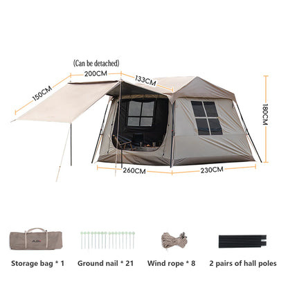 Persons Outdoor Automatic Camping Family Tent