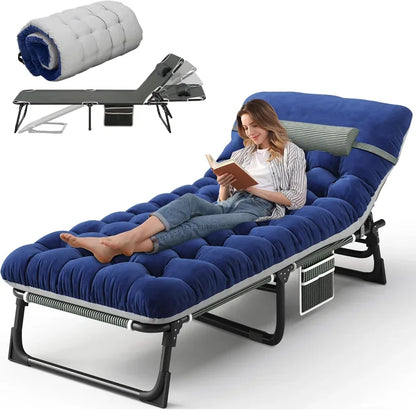 Camping Cot with Mattress,