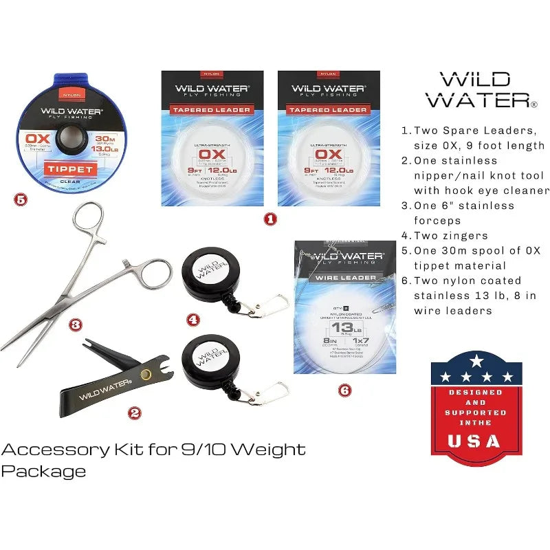 Fly Rod Complete Fly Fishing Rod and Reel Combo Starter Package
