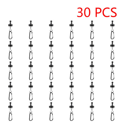 30-1PCS Camping Magnetic Hook Strong Suction Separable Multifunctional Outdoor Tent Canopy Carabiner Magnet Hanger Clip Tools