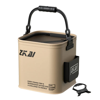 Multifunction Folding Fishing Bucket With Ergonomic Handle Bucket Waterproof Outdoor Camping Bucket