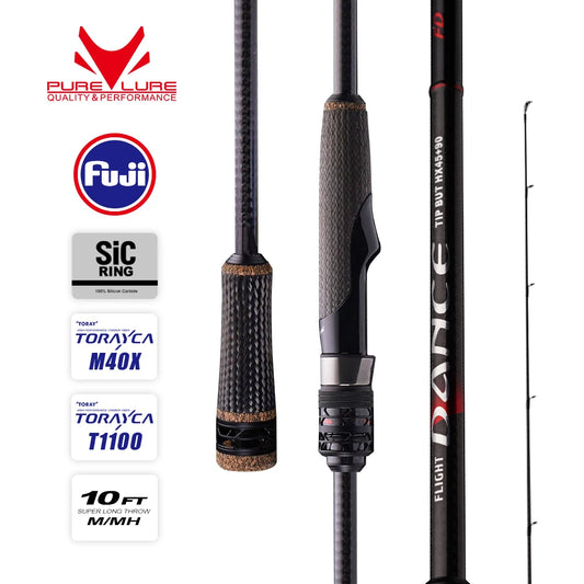 10FT Spinning Rod For Bass High Carbon Long Throwing Fishing Rod  Accessories,