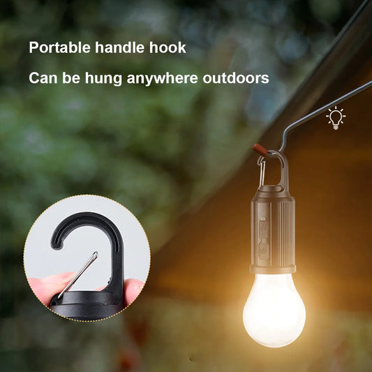 2-5PCS Solar Powered LED Lighting Lantern USB Charging Outdoor Tent