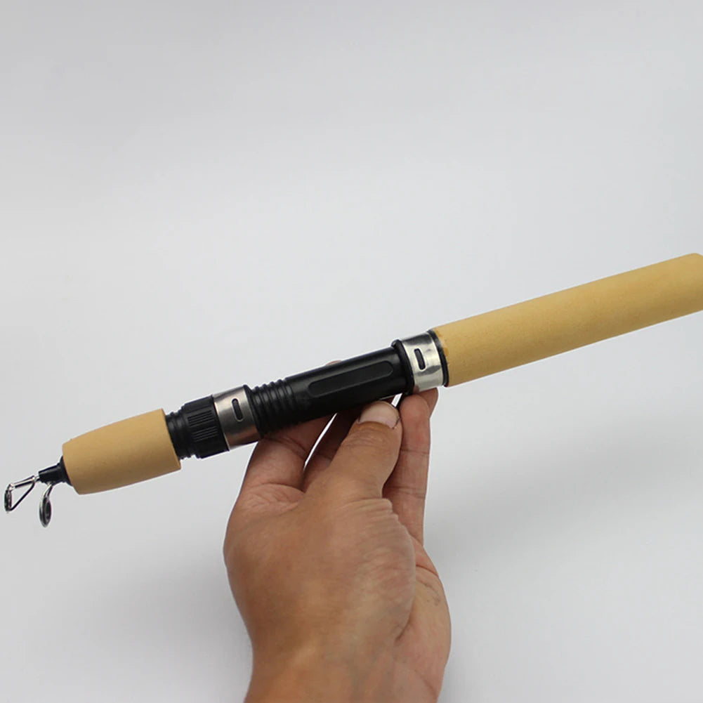 Portable Ice Fishing Rod with Fishing Reel Outdoor Angling Winter Fishing Pole