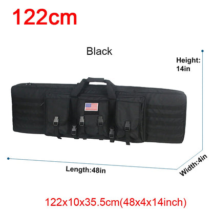 32 38 42 48 inch   Double Rifle Case Airsoft Gun Case Backpack Hunting