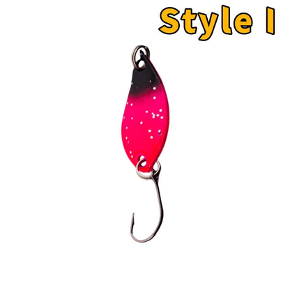 Trout Bait Metal Spoon Fishing Lure Wobbler   Jigging Tackle Accessories Multi-color Long-casting Lure Bait
