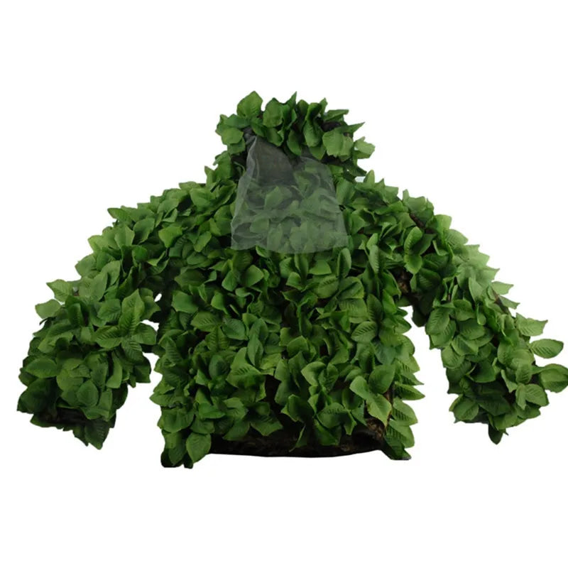 Camouflage Leaves Green Leaves Suit Hunting