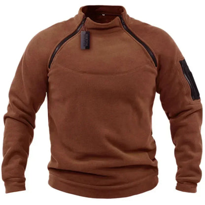 Outdoor Polar Fleece Jacket Hunting Clothes Warm Zipper Pullover Man Windproof Coat