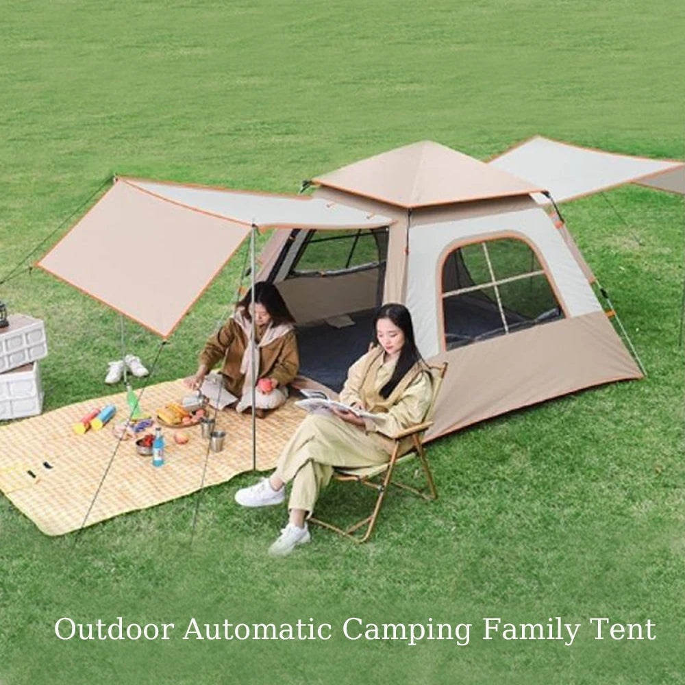 Outdoor Automatic Camping Family Tent 3-8 Person Large Camping