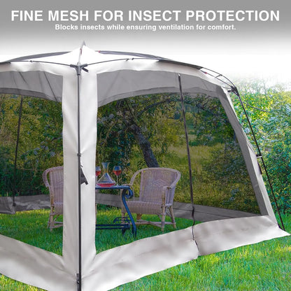 12' X 12' Screen Tent for Camping Canopy Easy Set Up Camper Screen House