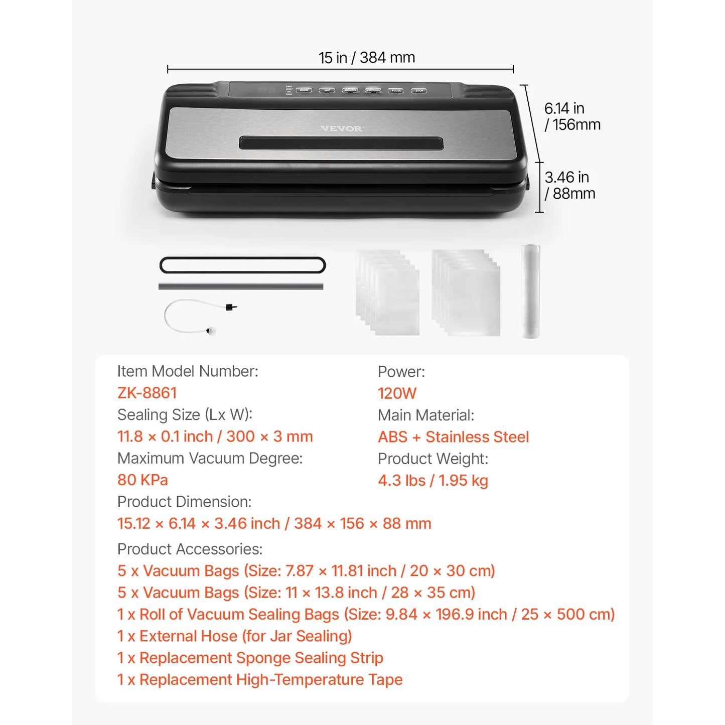 Electric Vacuum Sealer Machine