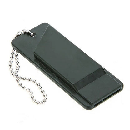 Keychain Whistle Tool Portable Frequency Whistle High Decibel Rescue Signaling First Aid Tool for Hiking Camping Mountaineering
