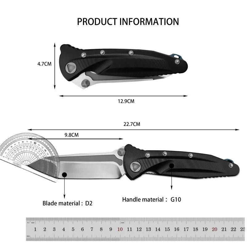 Folding Pocket Knife High Quality Outdoor Camping Fishing Sharp Cutting Combat Knives