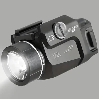 Compact Tactical Weapon Light, Includes High, Low Paddle Switches and Key Kit, Black