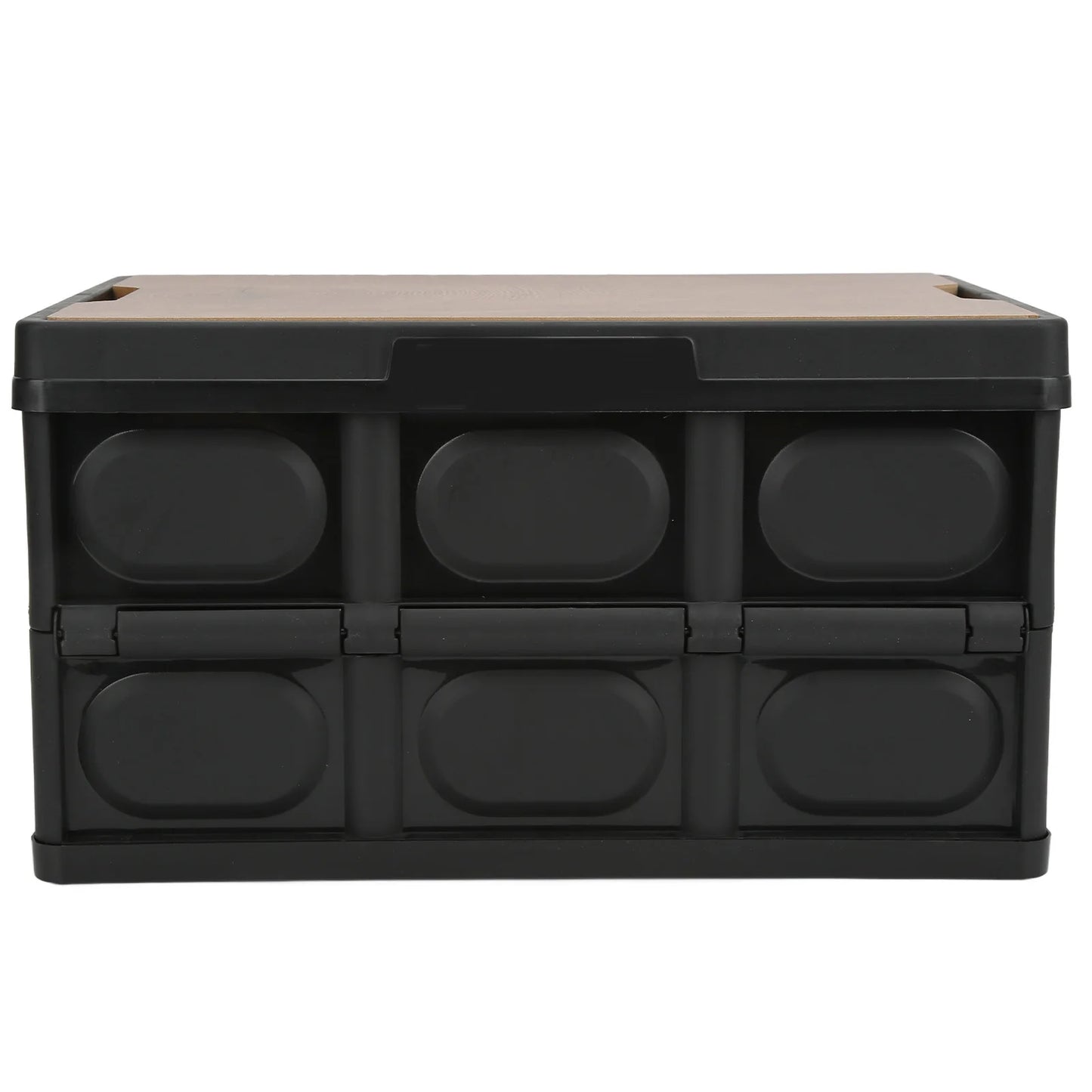 Folding Storage Box  with Wooden Panel for Outdoor