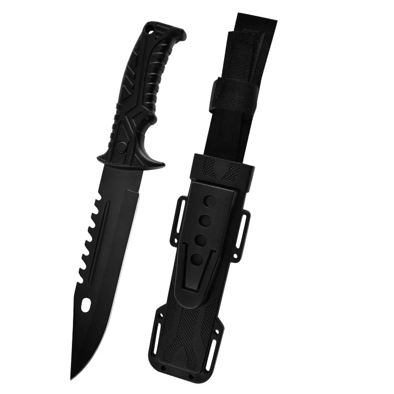 Ultra-Durable Stainless Steel Outdoor Knife - Perfect for Climbing, Swamp Crossing & Emergency Field Use |   Lightweight & Sharp