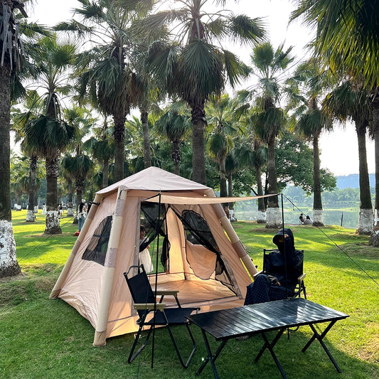 A large inflatable tent for 5-8 people