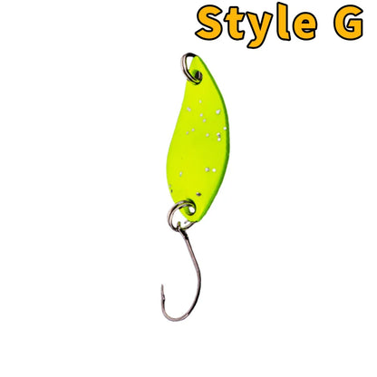 Trout Bait Metal Spoon Fishing Lure Wobbler   Jigging Tackle Accessories Multi-color Long-casting Lure Bait