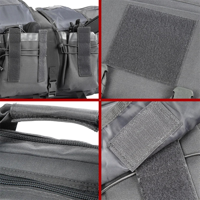 32 38 42 48 inch   Double Rifle Case Airsoft Gun Case Backpack Hunting