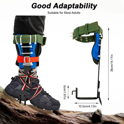 1 Set Portable Tree Climbing Spike Set with Safety Belt