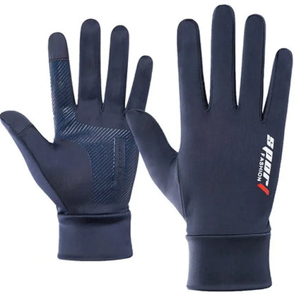Fishing Gloves Breathable Two Fingers Elastic Summer Ice Silk Sunscreen Anti-slip Apparel