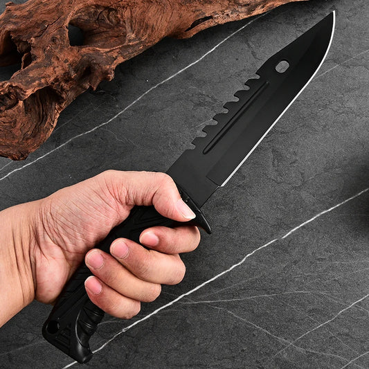 Ultra-Durable Stainless Steel Outdoor Knife - Perfect for Climbing, Swamp Crossing & Emergency Field Use |   Lightweight & Sharp