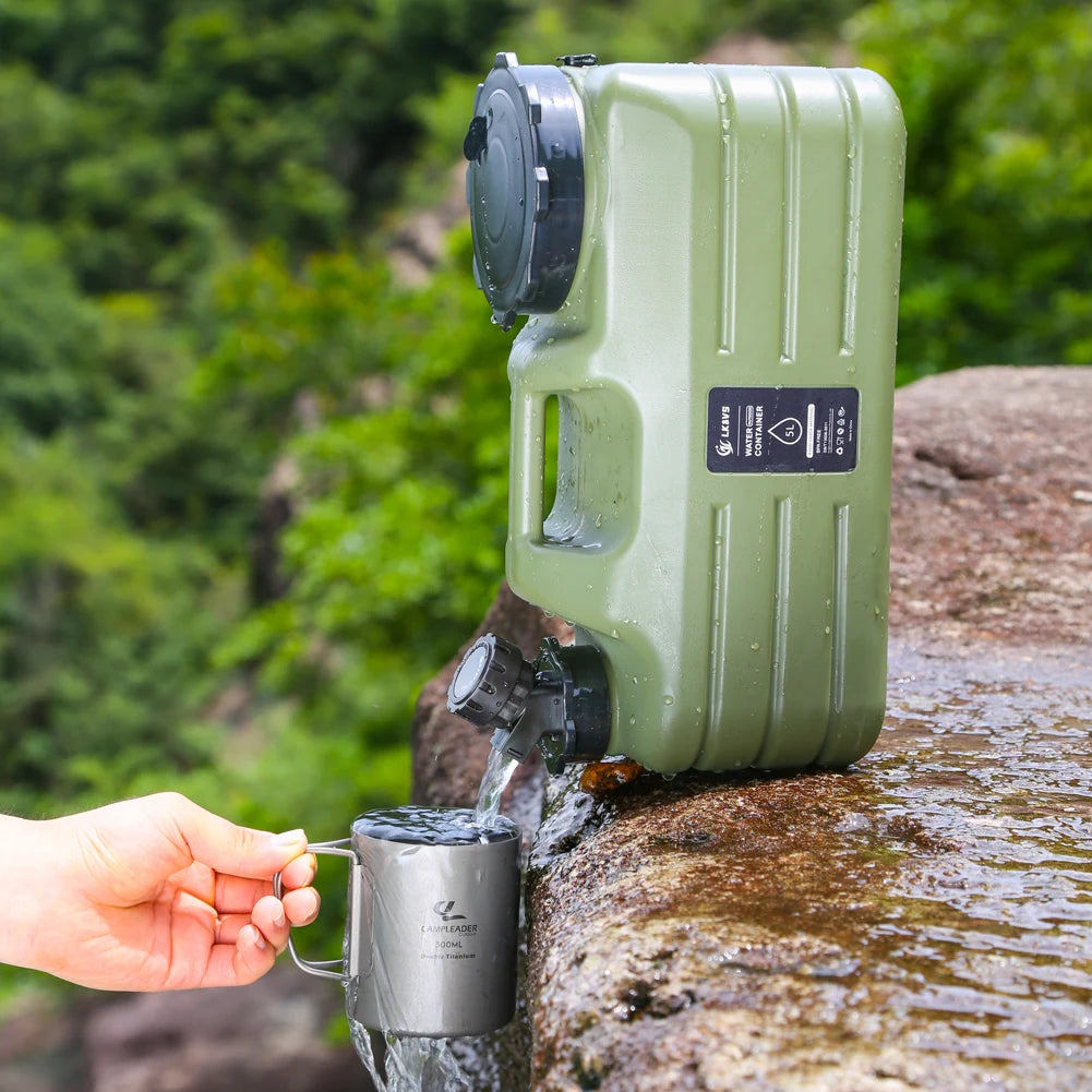 5L Water Storage Container with Faucet Drinking Water