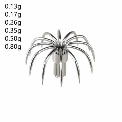 20pcs Small squid hooks Stainless paws Fishing fishhook