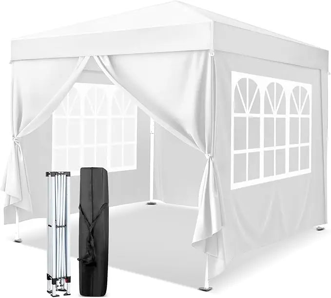 10x10 Pop Up Canopy Tent with Sidewalls