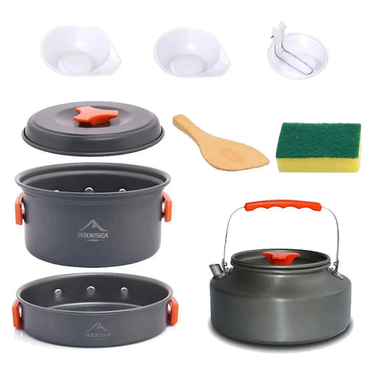 Camping Tableware Outdoor Cookware Set Pots