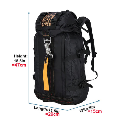 Tactical Backpack  Camping Hiking Climbing Gear Bushcraft Travel Bags Durable Sports Backpacks