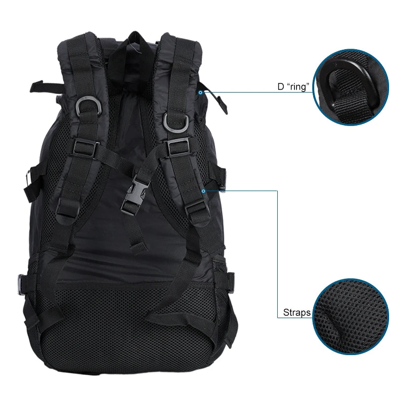 Tactical Backpack  Camping Hiking Climbing Gear Bushcraft Travel Bags Durable Sports Backpacks