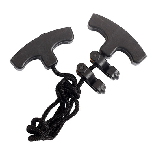 Crossbows Cocking Device Double Handle Strings Cocking Tool Ergonomic Handle Rope Cocking Device Heavy Duty Hunting Accessories